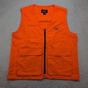 RedHead Blaze Orange Shooting Hunting Vest Men’s Size M Full Zip Front Pockets